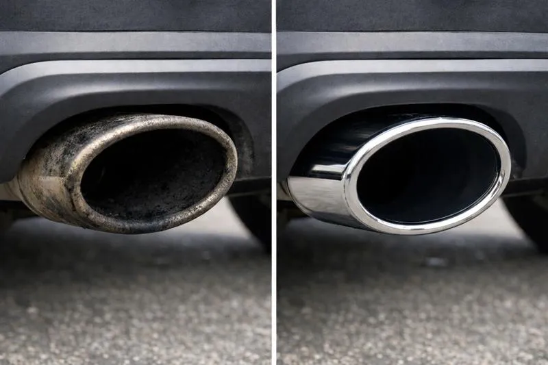 Czyszczenie wydechu w motocyklu