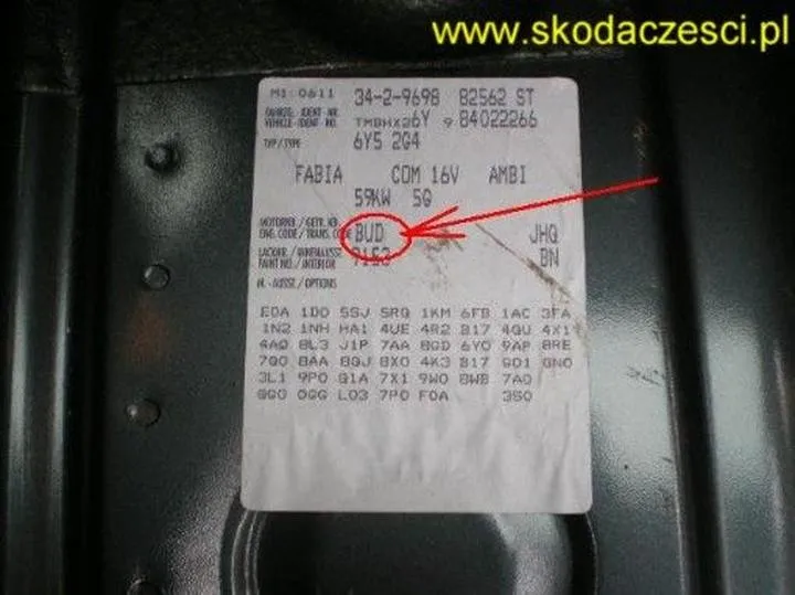 Identyfikacja kodu silnika