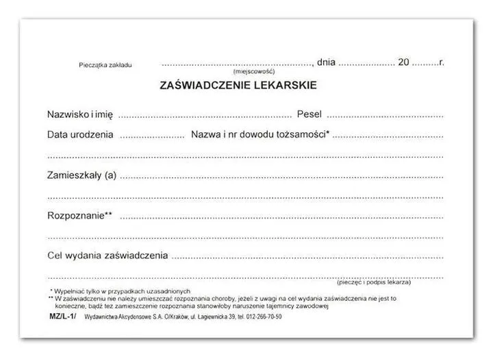 Lekarz orzecznik prawo jazdy